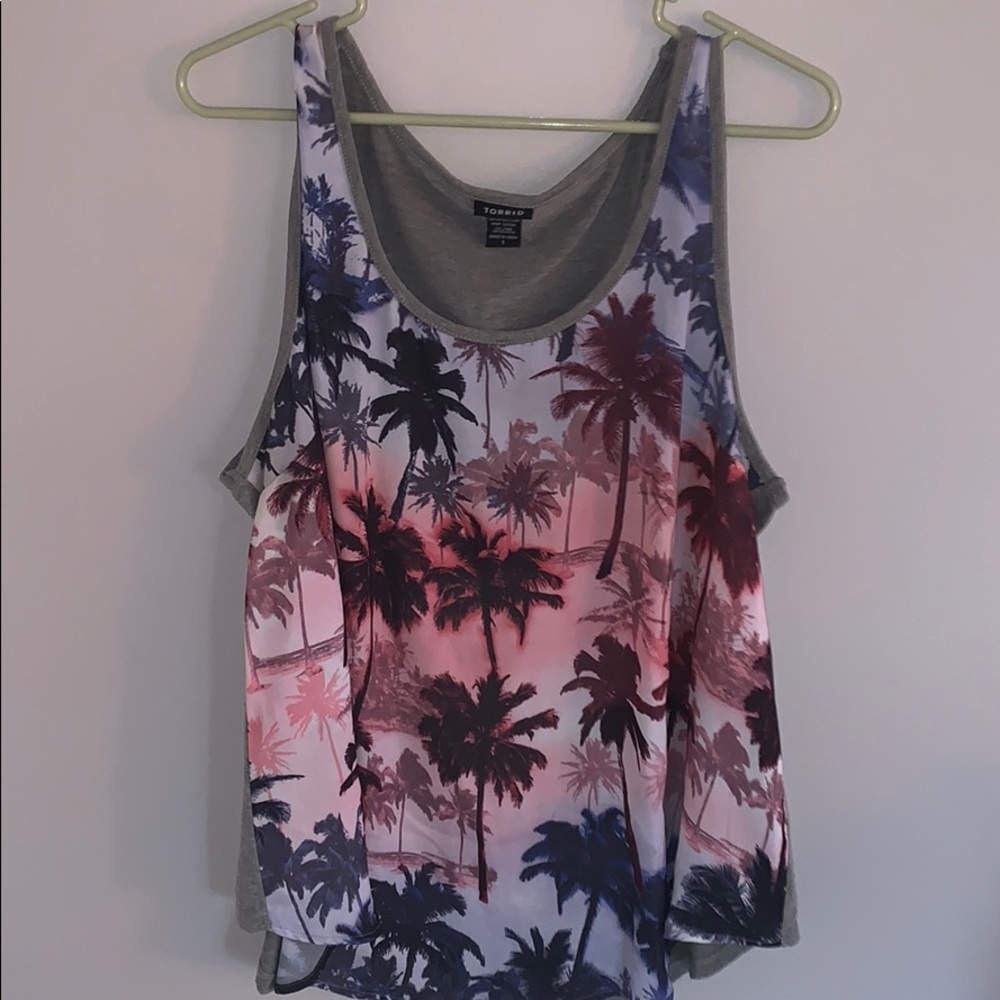 Torrid Women’s tropical print tank top